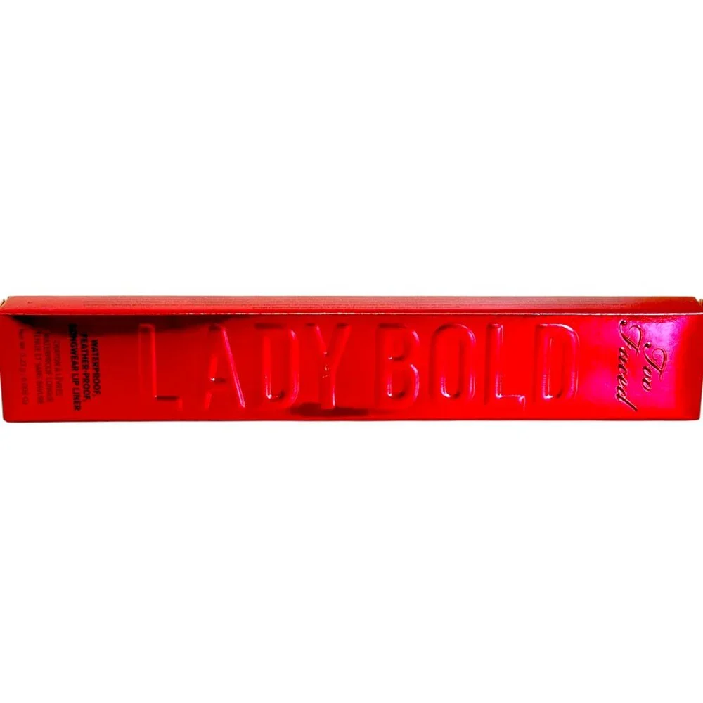 Too faced~Lady Bold Waterproof‎ Longwear  Lip Liner~Lady Bold~0.008oz~NIB